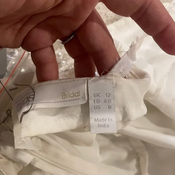 NWT ASOS EDITION Josie embellished cami maxi wedding dress - Picture 4 of 6